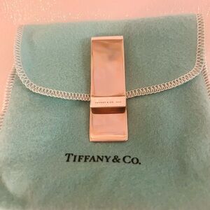 Tiffany & Co. Silver Clip with Blue Pouch